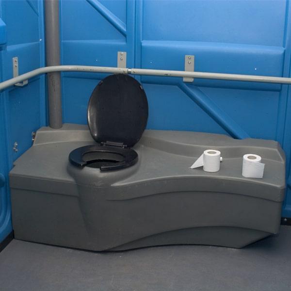 anyone can use an ada handicap portable toilet, but they are specifically designed to accommodate disabled individuals